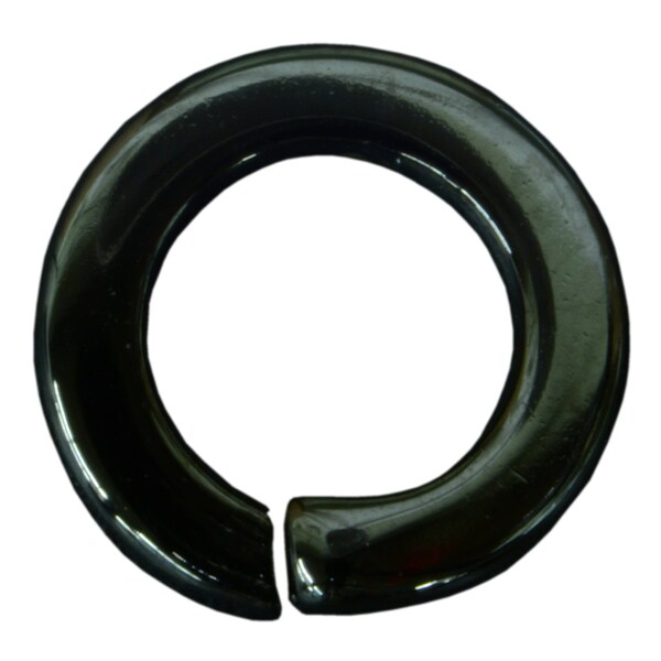 Midwest Fastener Split Lock Washer, For Screw Size #10 Steel, Black Chrome Finish, 20 PK 34425 - main